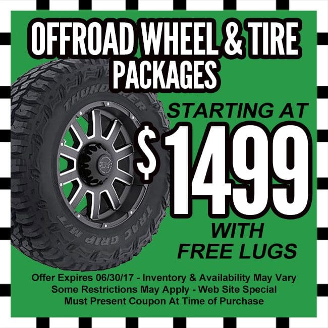 webspecialscoupons2017offroadwheels Lucky's Autosports