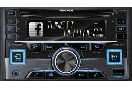 Alpine CDE W265BT Front