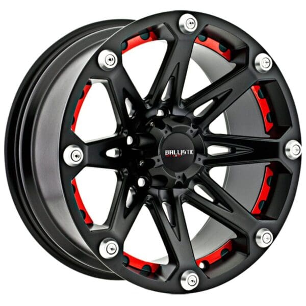 Ballistic Jester 814 Red Wheels