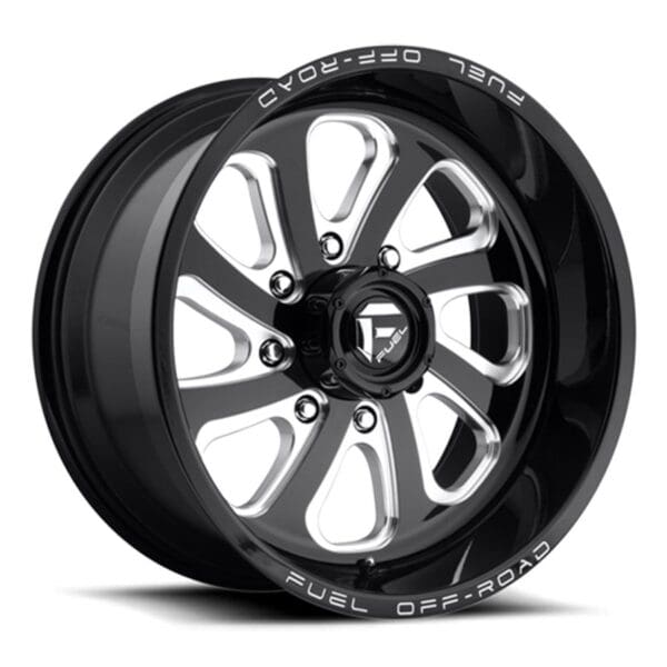 Fuel Flow Black Milled 20x10 Wheels