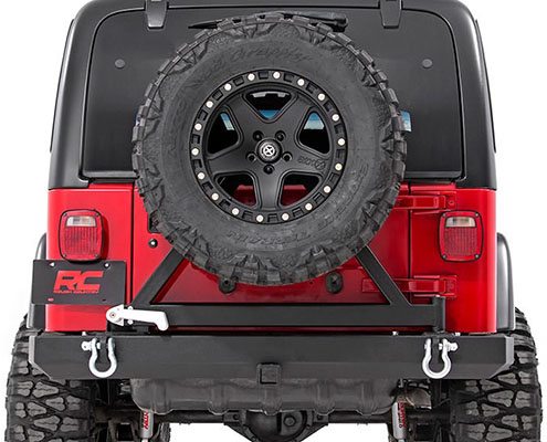 rough country jeep rear bumper tire carrier