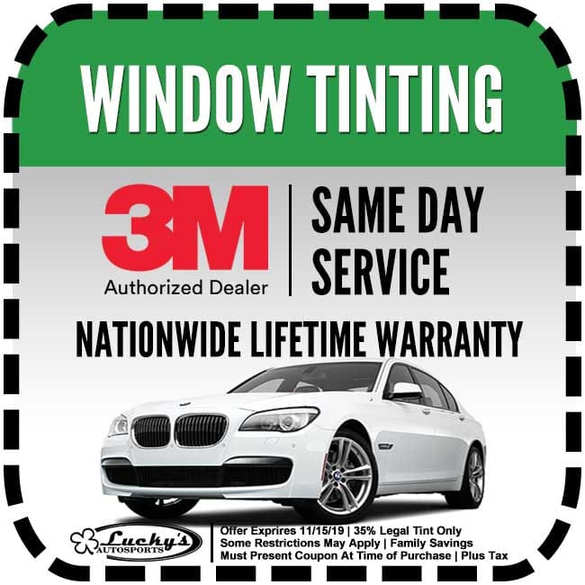 webspecialscoupons3mtint Lucky's Autosports