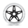 American Racing Vintage VN514 GROOVE - 18 inch BLACK - Image 2