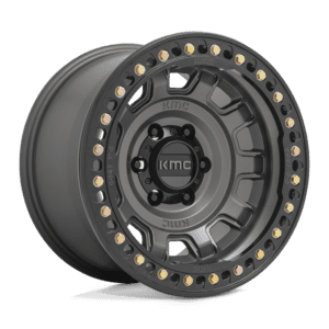KMC KM236 TANK BEADLOCK - 17 inch GRAY