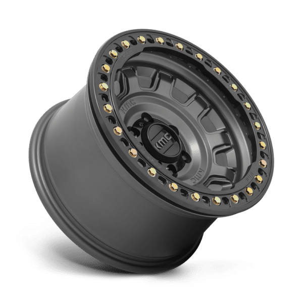KMC KM236 TANK BEADLOCK - 17 inch GRAY - Image 2