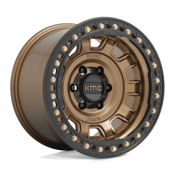 KMC KM236 TANK BEADLOCK - 17 inch BRONZE