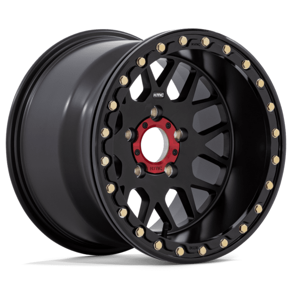 KMC Powersports KS235 GRENADE BEADLOCK - 14 inch BLACK - Image 4