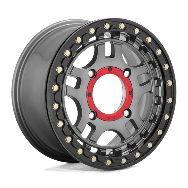 KMC Powersports KS240 RECON BEADLOCK - 15 inch GRAY