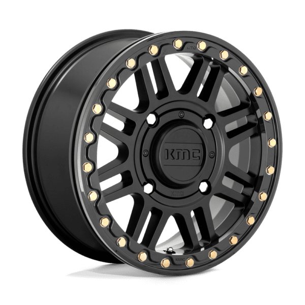 KMC Powersports KS250 CAGE BEADLOCK - 15 inch BLACK - Image 2