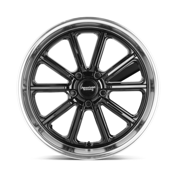 American Racing Vintage VN507 RODDER - 17 inch BLACK - Image 2